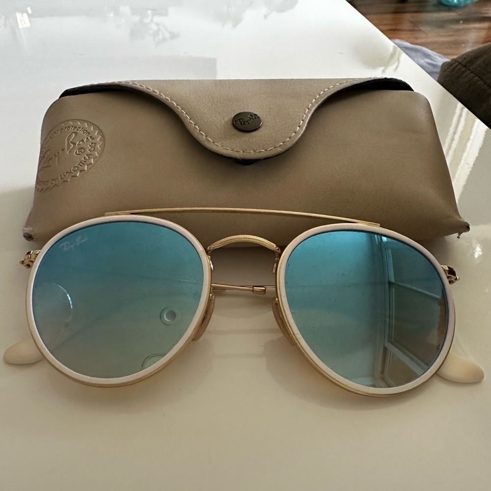 Circuler blue shaded Rayban sunglasses - perfect condition